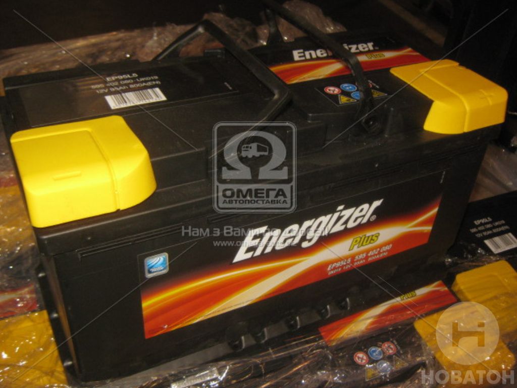 Акумулятор   95Ah-12v Energizer Plus (353х175х190), R,EN800 - фото 0