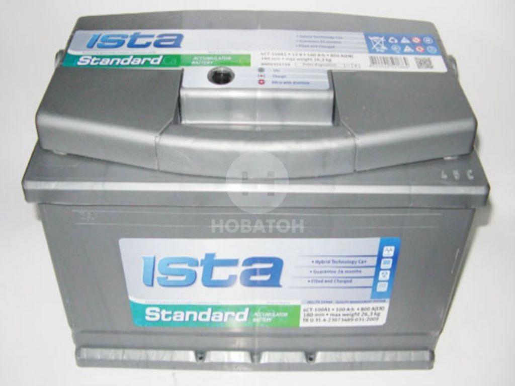 Акумулятор  100Ah-12v ISTA Standard зал. Евро (352х175х190), R, EN 800 - фото 