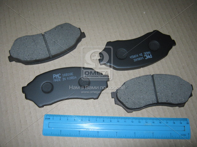 Колодки тормозные дисковые MAZDA 323 BJ 98-04 (PARTS-MALL) - фото 