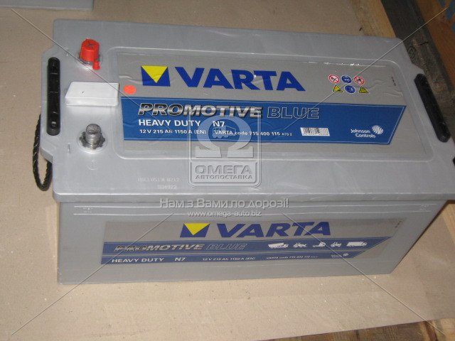 Акумулятор  215Ah-12v VARTA PM Blue(N7) (518х276х242),L,1150 !КАТ. -10% 715 400 115 - фото 