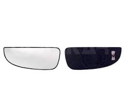 Зеркало угловое левое (мертвой зоны) стекло+держатель,обогрев.,выпуклое (ALKAR) - фото 
