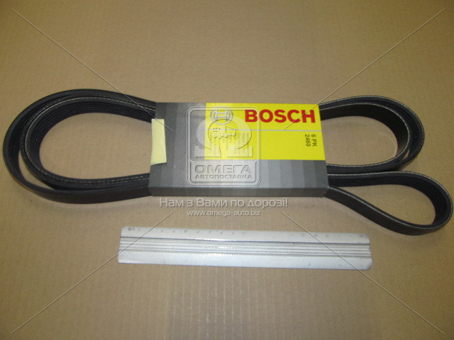 Ремінь п-клинової 6pk2460 (вир-во Bosch) - фото 