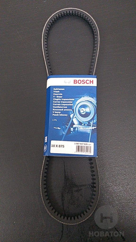 Ремінь клиновий AVX 10х875 (вир-во Bosch) - фото 0