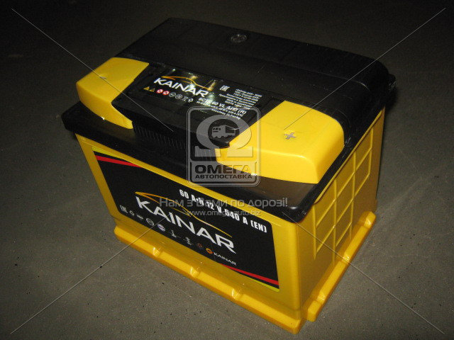 Аккумулятор   65Ah-12v KAINAR Standart+ (278х175х190), R,EN600 !КАТ. -10% - фото 