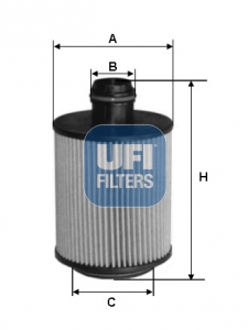 Фильтр масляный (UFI) - фото 0