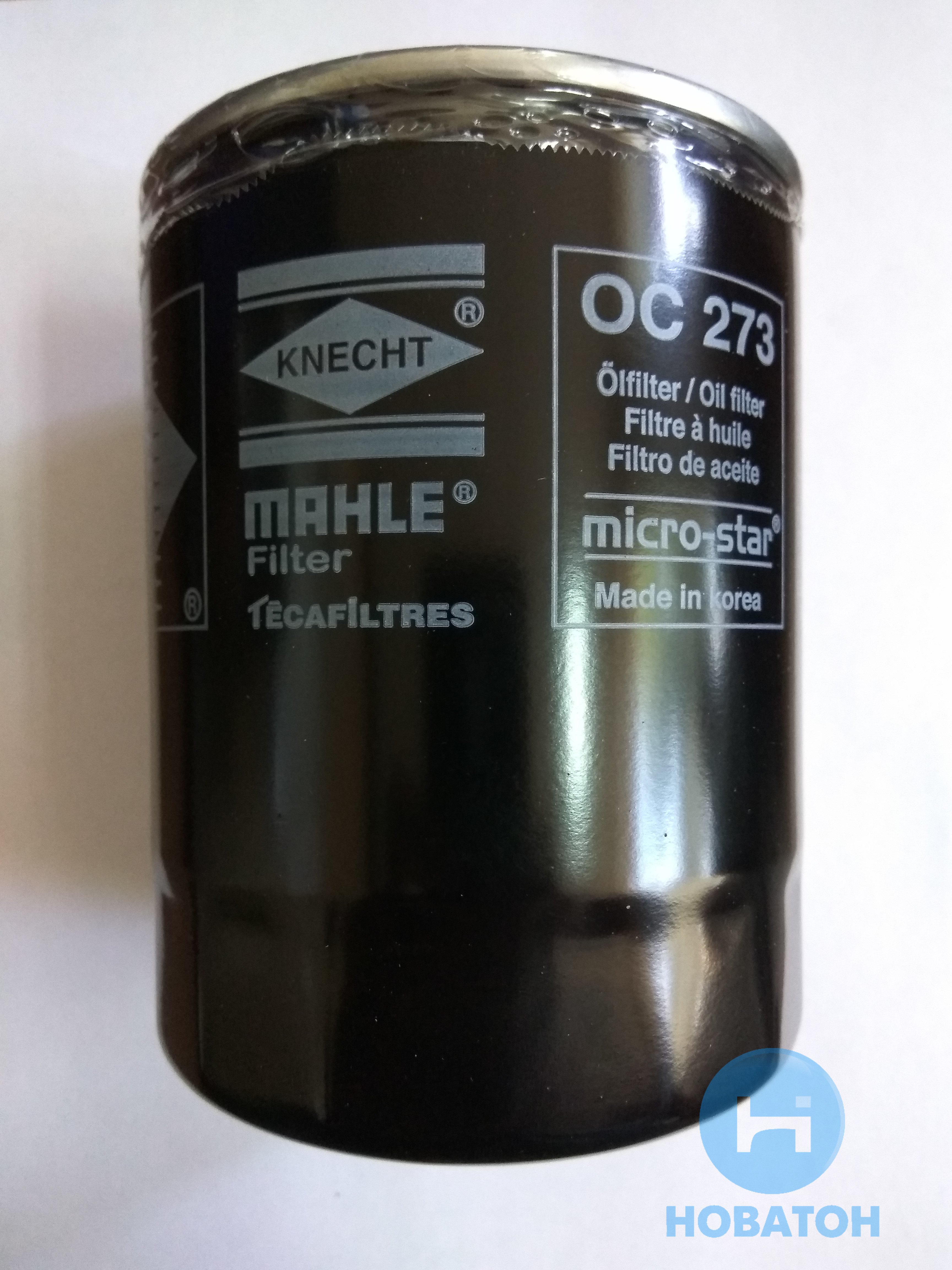 Фильтр масляный NISSAN PATROL, PATHFINDER 2.8-4.2 TD -05 (KNECHT-MAHLE) Knecht-Mahle OC273 - фото 1