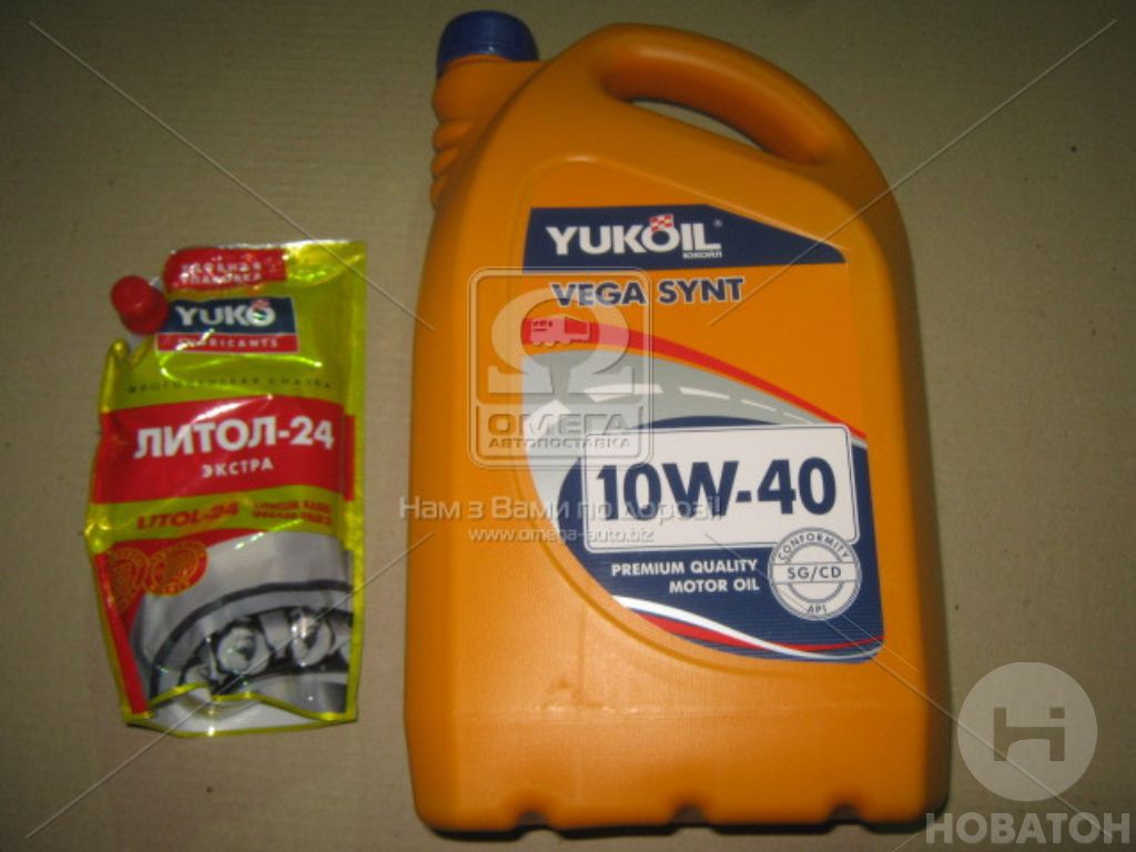 Масло моторное Yukoil VEGA SYNT SAE 10W-40 API SG/CD (4 канистры 5л) Акция 10W-40 SG/CD - фото 