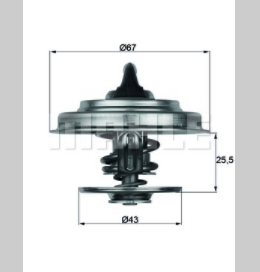 Термостат (вир-во Mahle) - фото 