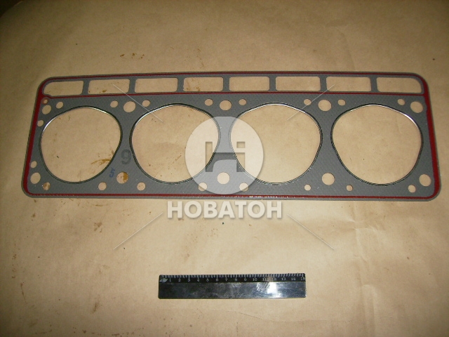 Прокладка головки блока ГАЗ 2410, 3102 безазбестовая (смесь-710) с герметиком (Фритекс) - фото 