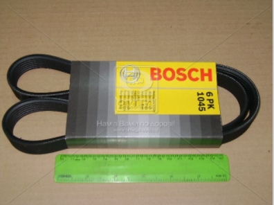 Ремінь поліклін. 6PK1045 (вир-во Bosch) - фото 0
