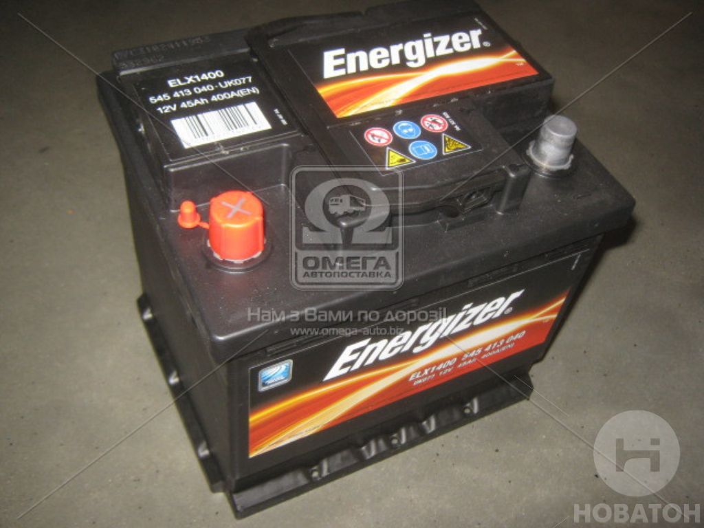 Аккумулятор   45Ah-12v Energizer (207х175х190), L,EN400 - фото 0