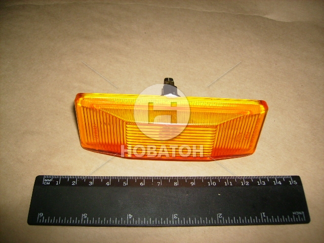 Указатель поворота боковой ВАЗ 2106 оранжевый с лампой (Рекардо) - фото 