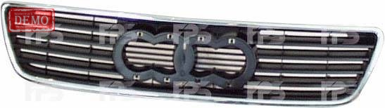 Решетка радиатора с хромированным рантом (открытая) (качество ВВ) AUDI (АУДИ) A6 -97 (Fps) - фото 