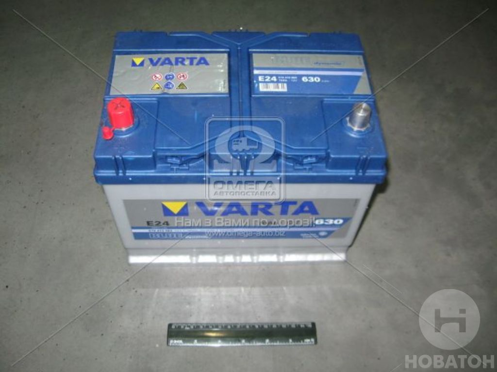 Акумулятор 70Ah-12v VARTA BD (E24) (261х175х220), L, EN630 - фото 0
