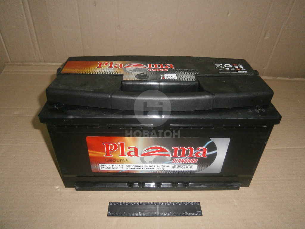 Аккумулятор 100 А1-6СТ ISTA Plazma залитый (352х175х190) Иста 6СТ-100АЗ - фото 