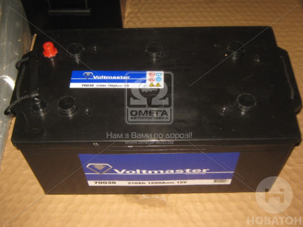 Акумулятор 210Ah-12v VOLTMASTER (518х279х240),L,EN1200 EXIDE TECHNOLOGIES S.A. 70038 - фото 