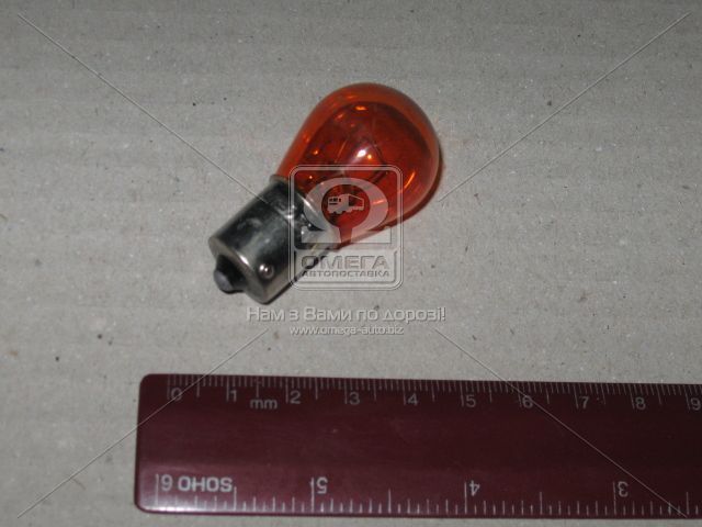 Лампа поворотов ГАЗ дизель 24В 21Вт оранжевая (покупное ГАЗ) - фото 