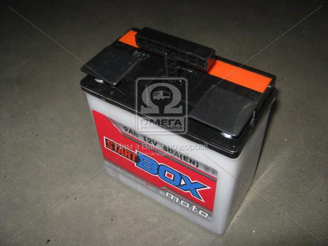 Акумулятор 9Ah-12v StartBOX MOTO 6МТС-9С (148х86х107) EN80 клема кругла - фото 