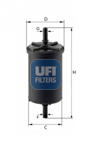Фильтр топливный (UFI) 31.948.00 - фото 