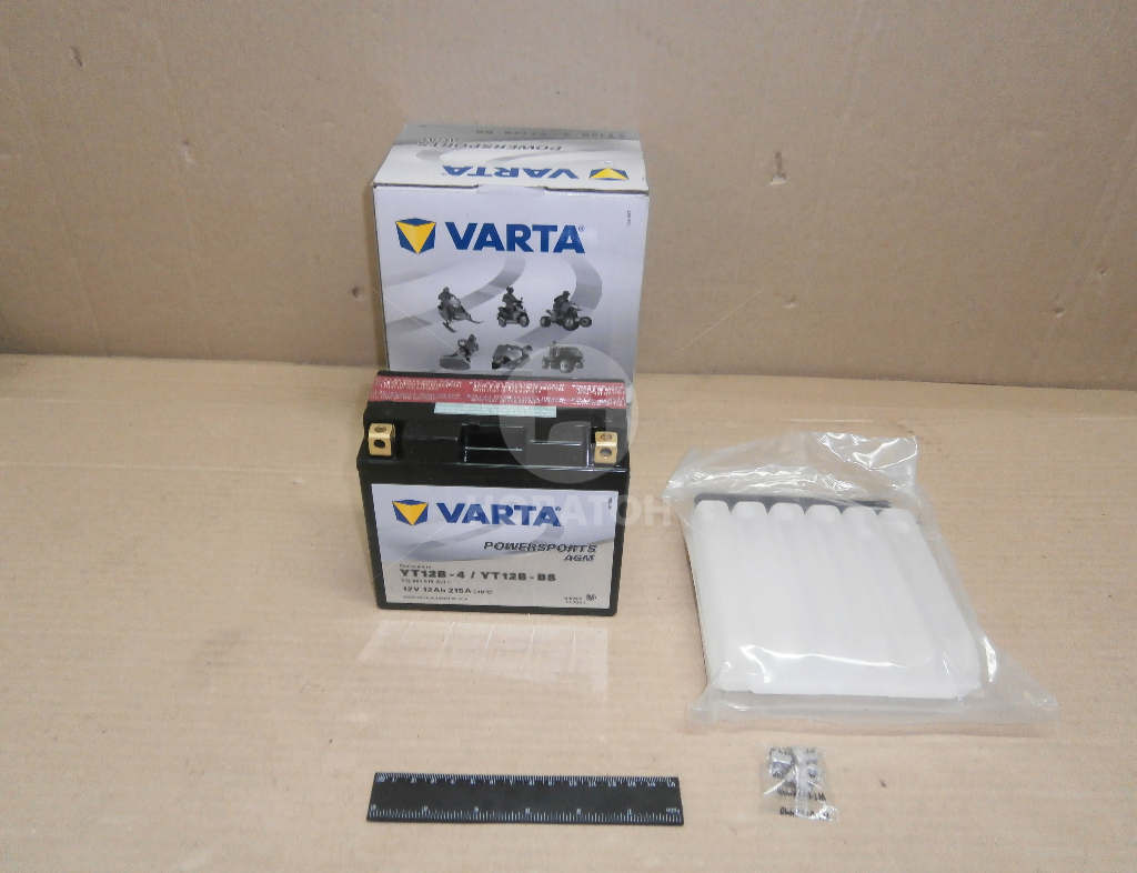 Акумулятор 12Ah-12v VARTA FS AGM (YT12B-4, YT12B-BS), (151x70x131), L, Y11, EN215 512 901 019 - фото 