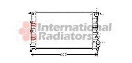 RENAULT R 21 3/86-95 Радиатор 2.0, 2.2 9/89- [OE. 7700.795.175] (AVA COOLING - фото 