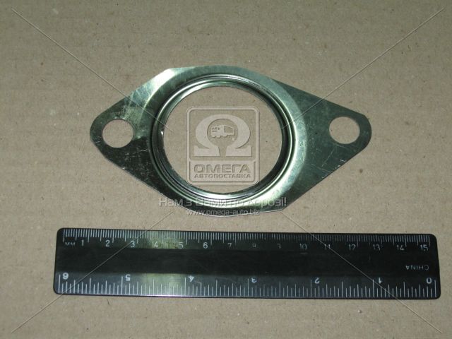 Прокладка коллектора выпускного Д 245 средняя (сталь) (ММЗ) - фото 