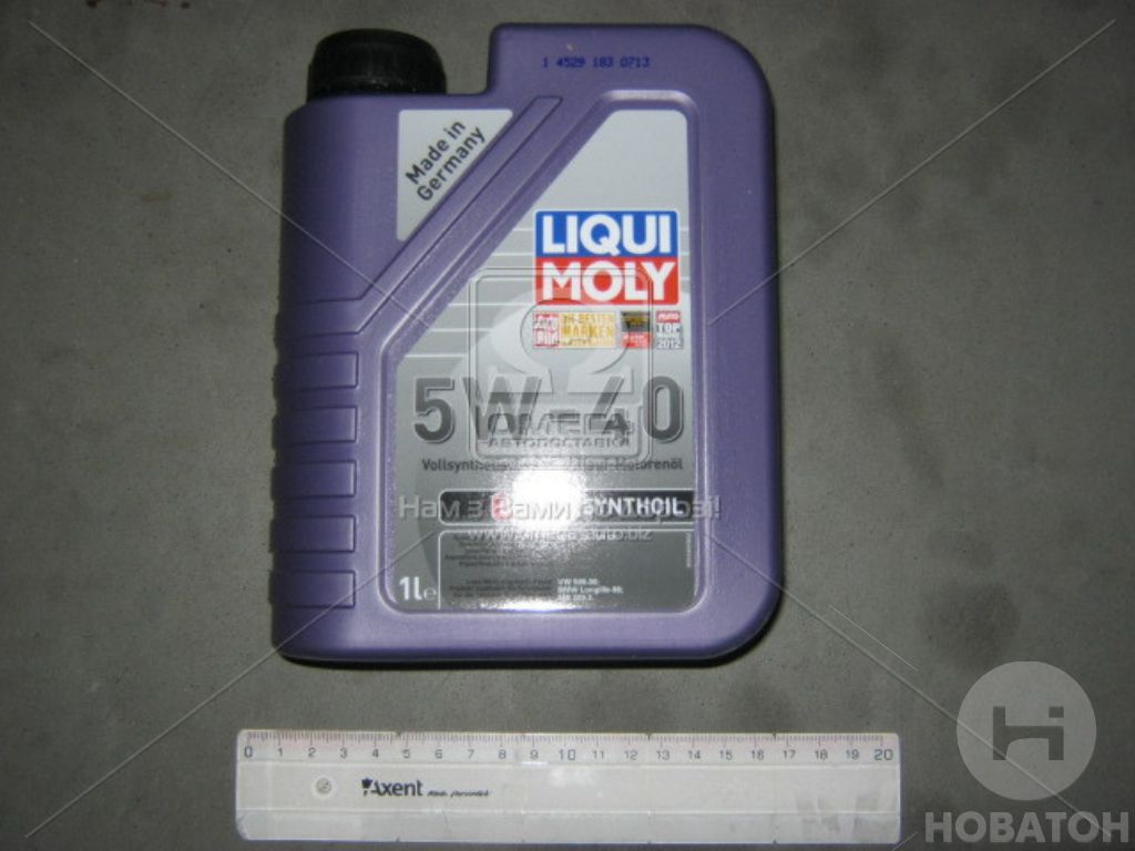 Масло моторное Liqui Moly Diesel Synthoil 5W-40 API CF; ACEA B4-04 (Канистра 1л) - фото 