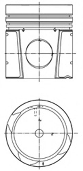 Кольца поршневые MERCEDES-BENZ (МЕРСЕДЕС-БЕНЦ) OM441/442 130.0 (3/3/4) на 1 цил (kolbenschmidt - фото 