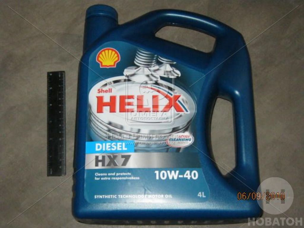 Масло моторн. SHELL Helix Diesel HX7 SAE 10W-40 CF (Канистра 4л) - фото 