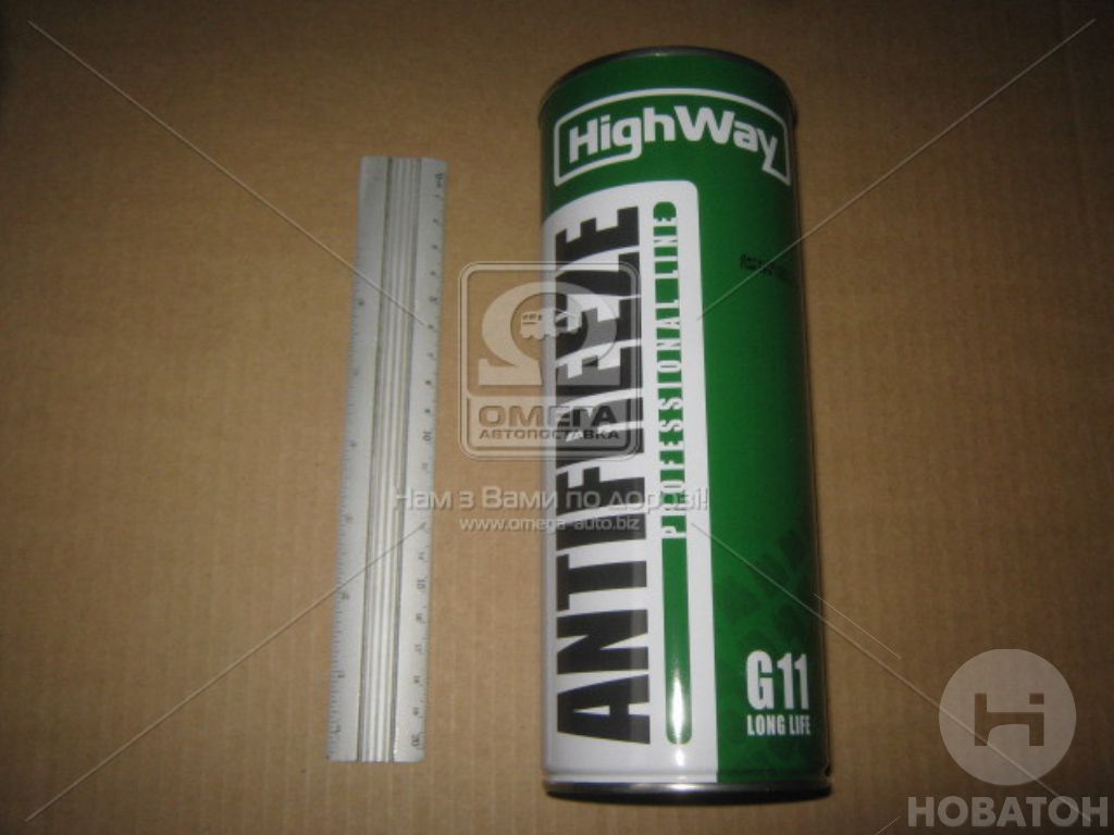 Антифриз HighWay ANTIFREEZE-40 LONG LIFE G11 (зелений) 1кг HIGHWAY 10001 - фото 