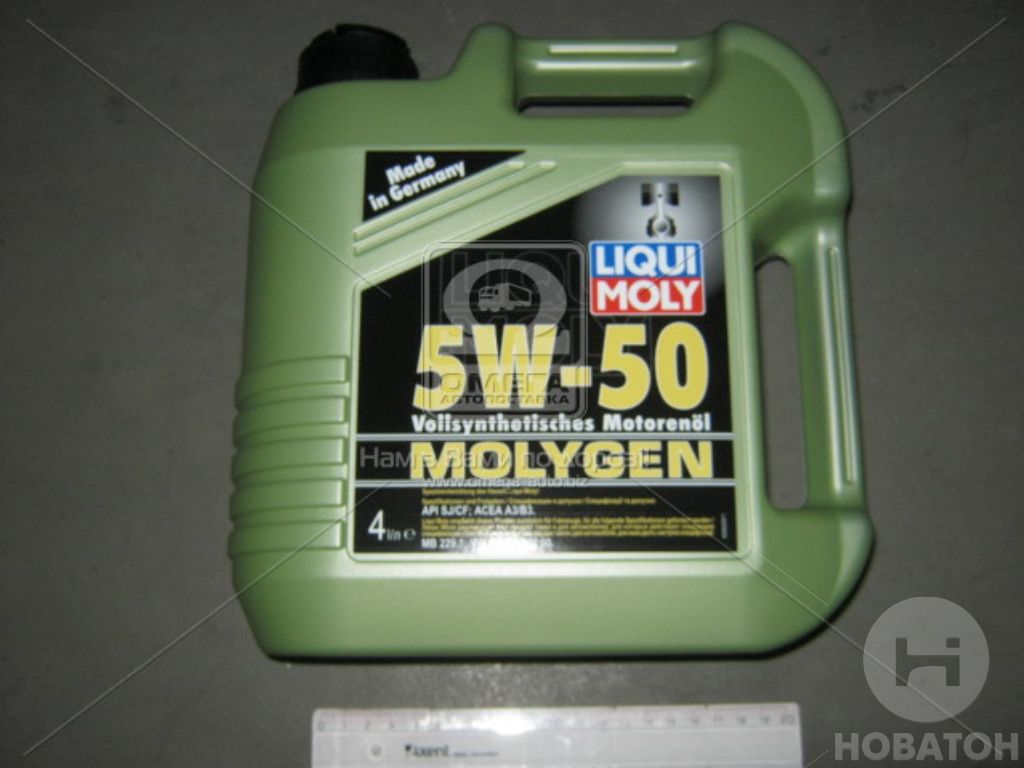 Мастило моторн. Liqui Moly Molygen  5W-50 API SJ/CF; ACEA A3/B3-98 (Канистра 4л) - фото 0