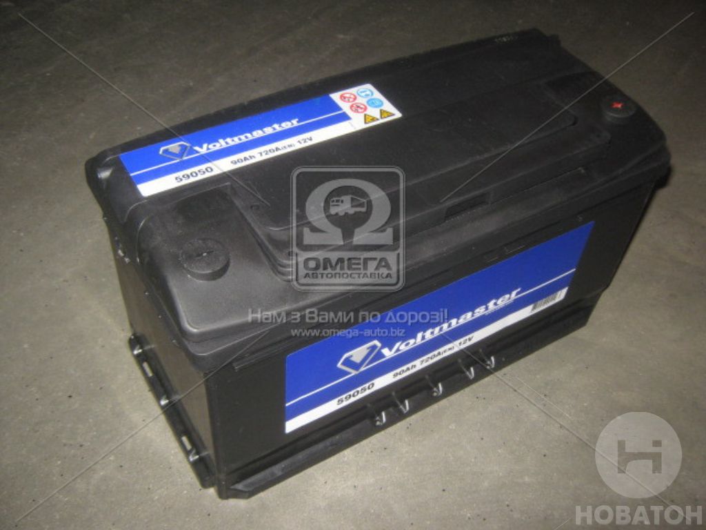 Аккумулятор  90Ah-12v VOLTMASTER (353х175х190),R,EN720 - фото 