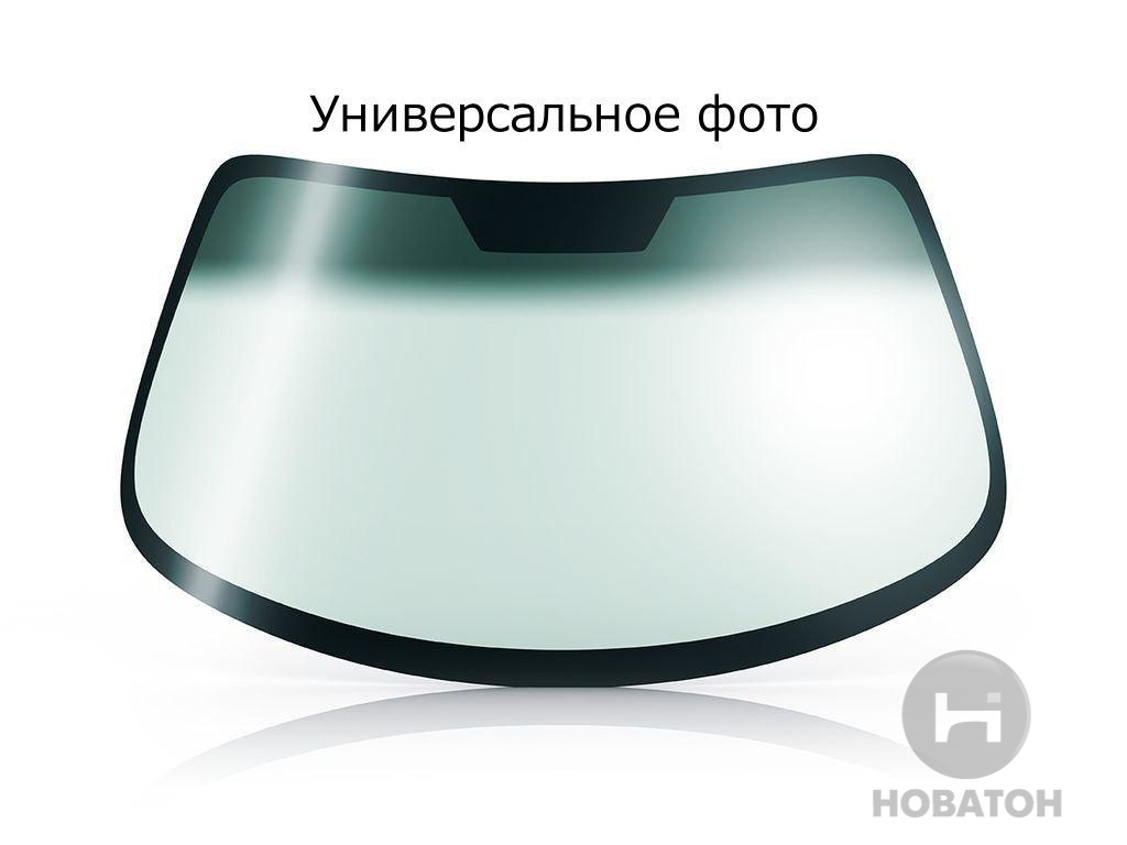Стекло лобовое зеленое, теплозащитное с креплением зеркала FIAT (ФИАТ) DOBLO 01-09 (SEKURIT) - фото 