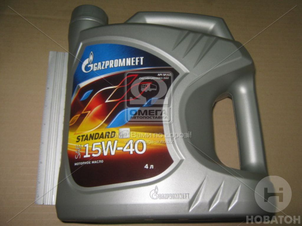 Масло моторное Gazpromneft Standart 15W-40 API SF/CC (Канистра 4л) - фото 