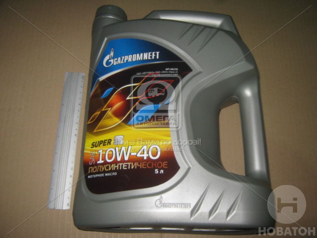 Масло моторное Gazpromneft Super 10W-40 API SG/CD (Канистра 5л) ГАЗПРОМНЕФТЬ 10W-40 - фото 