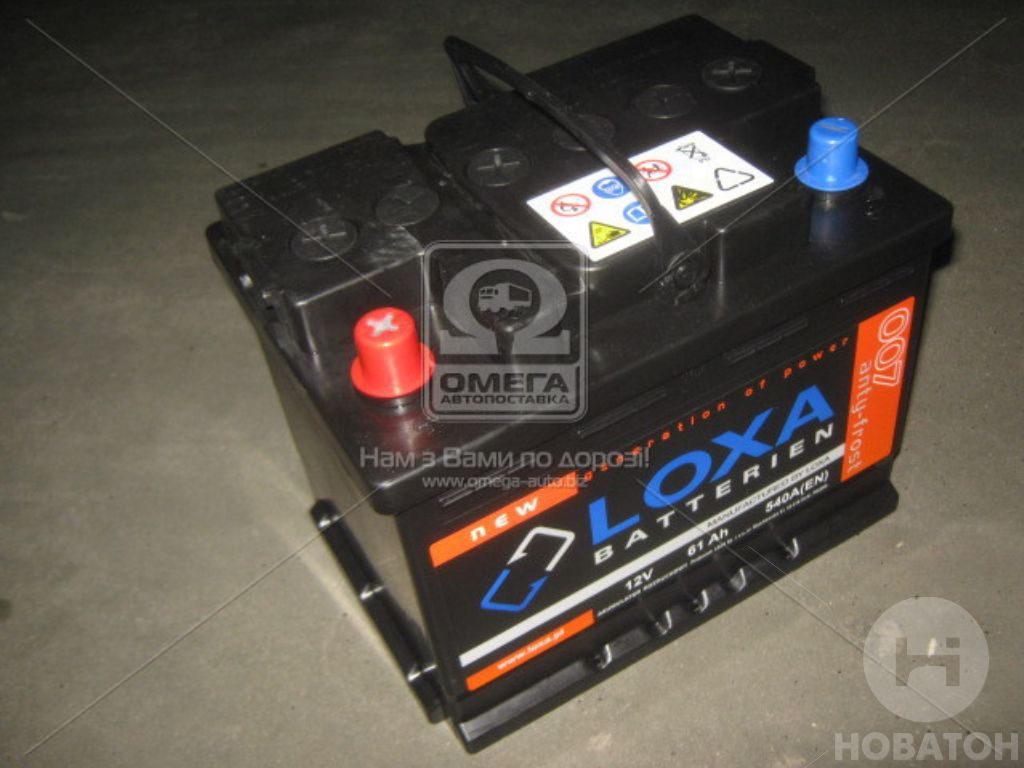 Аккумулятор   61Ah-12v LOXA (242x175x190),L,EN540 - фото 