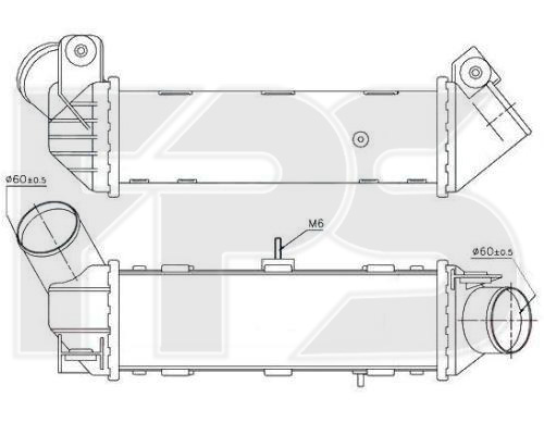 iнтеркулер AVA COOLING VW4162 - фото 