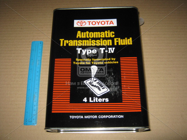 Масло трансмісійне ATF TYPE T4, 4л   (вир-во Toyota) TOYOTA 0888681015 - фото 
