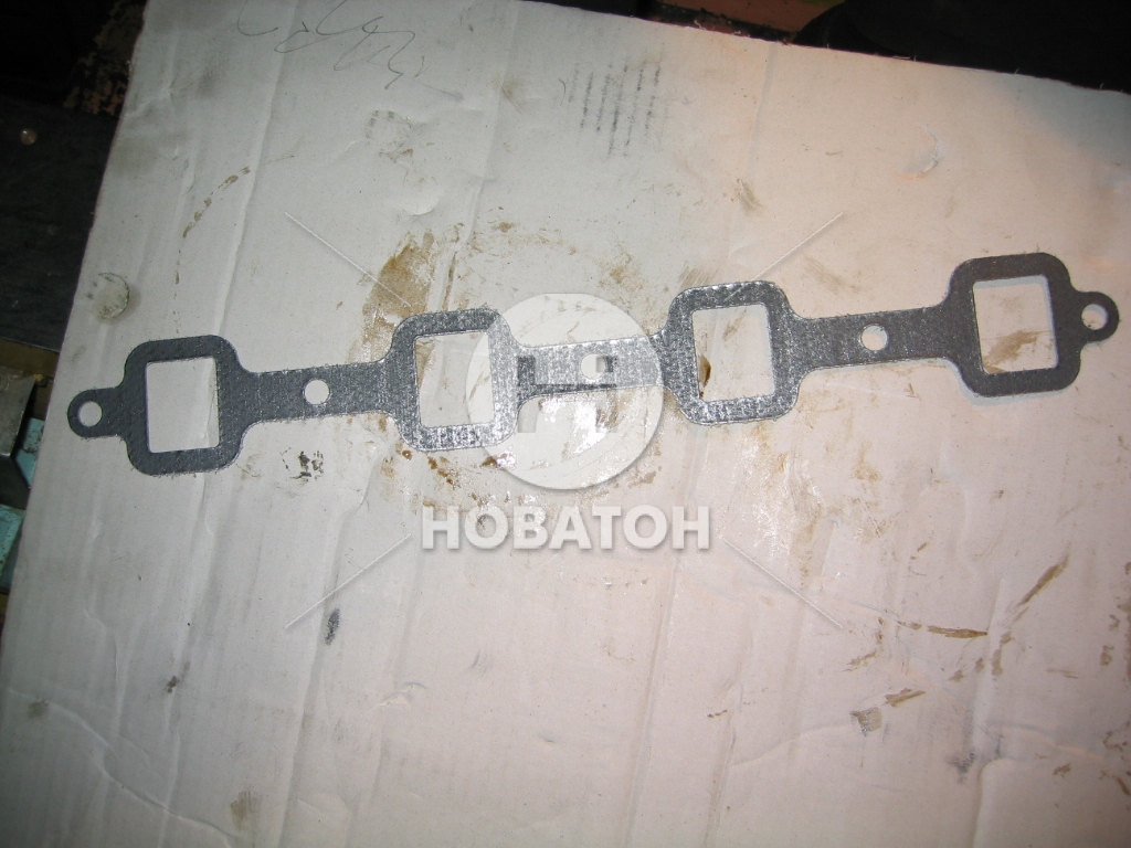 Прокладка коллектора выпускного ГАЗ 53 (покупное ГАЗ) - фото 