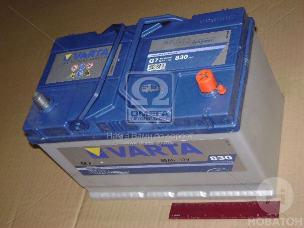 Акумулятор 95Ah-12v VARTA BD (G7) (306х173х225), R, EN830 595 404 083 - фото 1