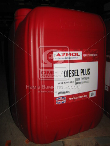 Олива моторн. AZMOL Diesel Plus 10W-40 (Бочка 20л) 41021099931 - фото 