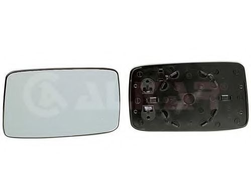 Стекло зеркала прав. с пласт. держателем, с подогревом, выпуклое (ALKAR) - фото 