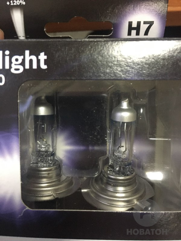 Лампа накалу H7 12V 55W PX26d GigaLight +120 (комплект 2шт) (вир-во Bosch) - фото 