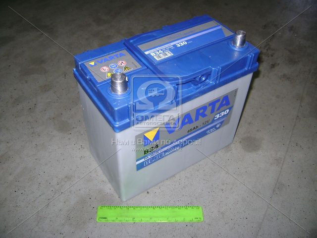 Аккумулятор  45Ah-12v VARTA BD(B34) (238х129х227),L,EN330 (1-й сорт) - фото 0