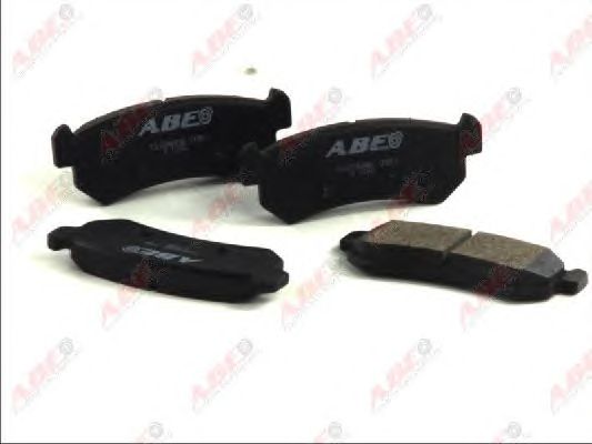 Колодки тормозные, дисковый тормоз (компл.) задние ABE C20006ABE - фото 
