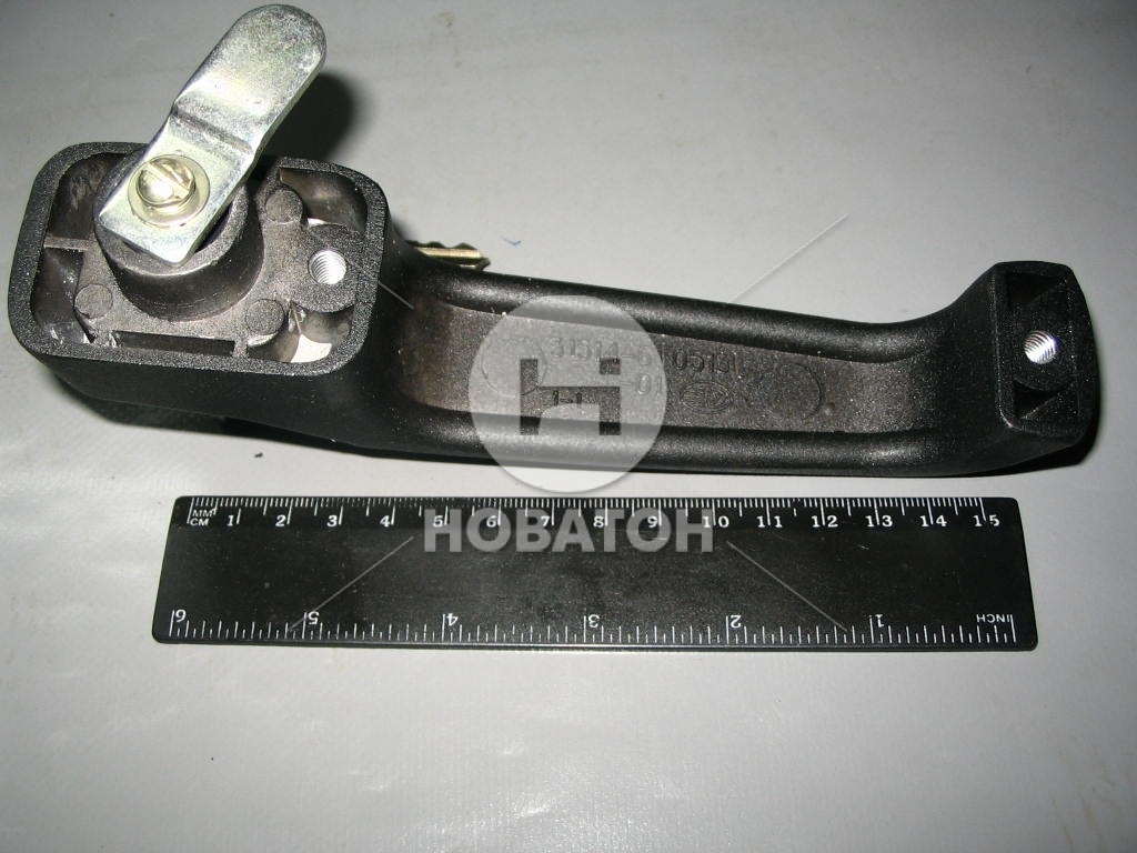 Ручка дверей передня лів. УАЗ 469 (31512,-14) у зб. з ключ. (куплен. УАЗ) - фото 