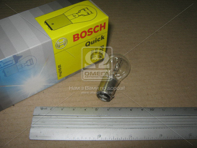 Лампа розжарювання P21/5W 12V 21/5W BAY15d ECO (вир-во Bosch) - фото 