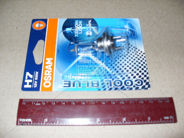 Лампа фарная H7 12V 55W PX26d Cool Blue Intense (1 шт) blister (OSRAM) - фото 