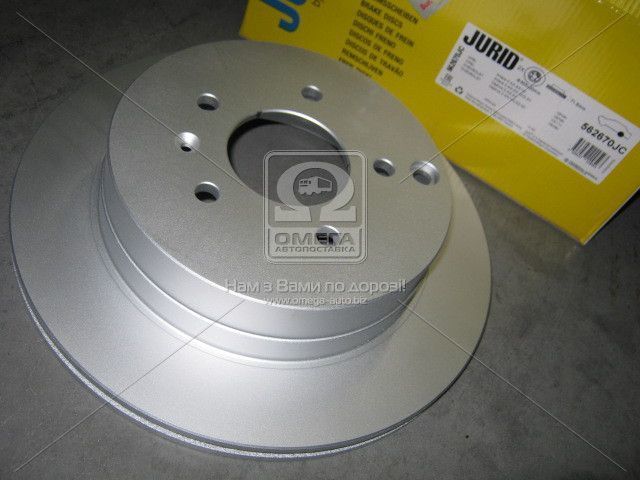 Диск тормозной задний (вентилируемый) (в упаковке два диска, цена указана за один) (Jurid) - фото 
