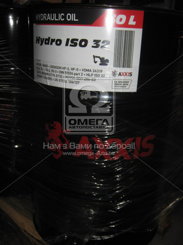 Олива гидравл. AXXIS Hydro ISO 32 (Канистра 60л) - фото 